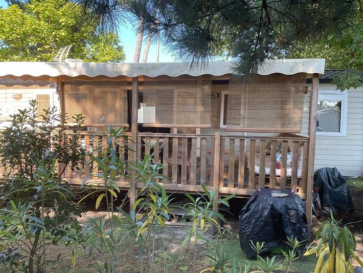 Camping para 11 personas, con vistas y terraza además de piscina y jardín en Cap Ferret