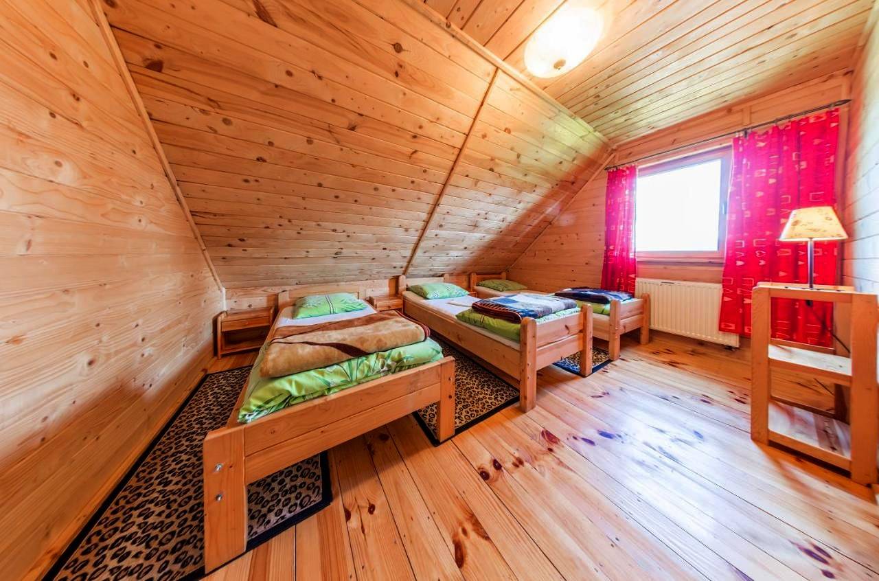 Domki na Stoku in Ustrzyki Dolne, Karpaty (Polska)