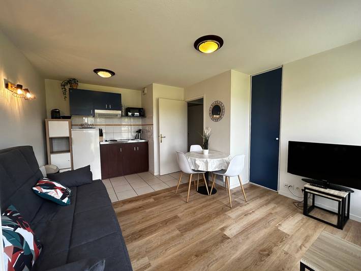 Ganze Wohnung, T2 Wohnung mit Wlan und Pool 200m von Thermen in La Roche-Posay, Vienne