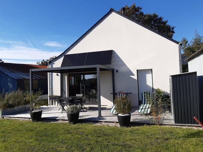 Maison de vacances pour 4 personnes, avec terrasse et jardin à Questembert