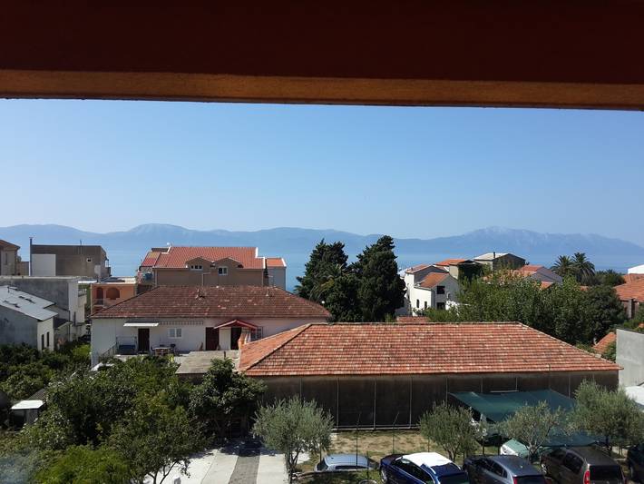 Apartament wakacyjny dla 4 osób, z balkon/ taras w Gradac