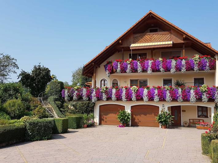 Ferienwohnung für 5 Personen, mit Balkon und Garten sowie Ausblick in der Fränkische Schweiz