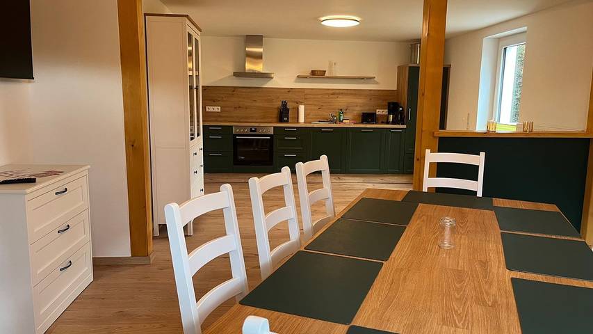 Ferienwohnung für 8 Personen, mit Terrasse und Garten sowie Ausblick in Reinhardtsdorf-Schöna