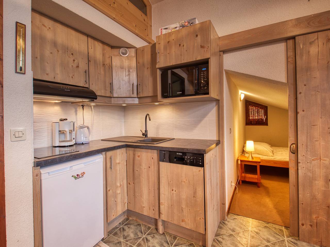 Ganze Wohnung, Komfortable Maisonette mit Galerie - Direkt an den Pisten mit Balkon in Station de Morillon, Grand Massif