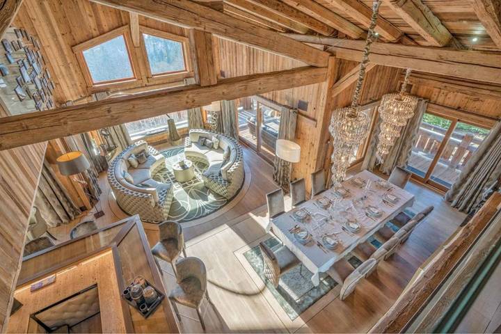 Chalet für 14 Personen, mit Whirlpool und Terrasse sowie Ausblick in Saas-Fee