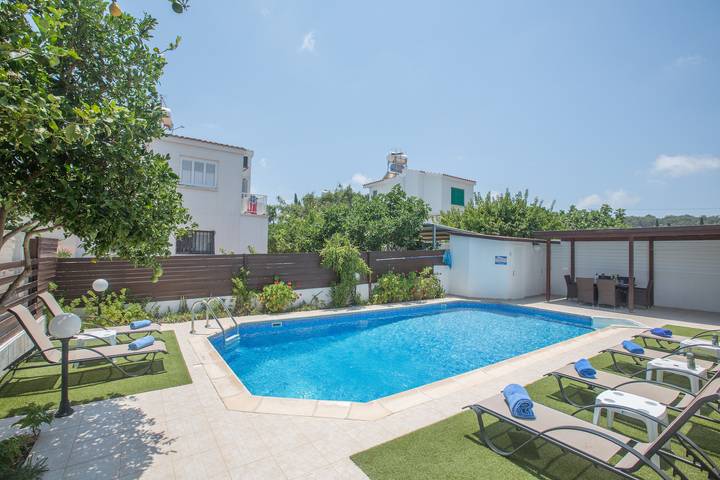 Protaras Holiday Villa Ds54, Villa de 3 dormitorios en el centro in Protaras, Chipre Sur