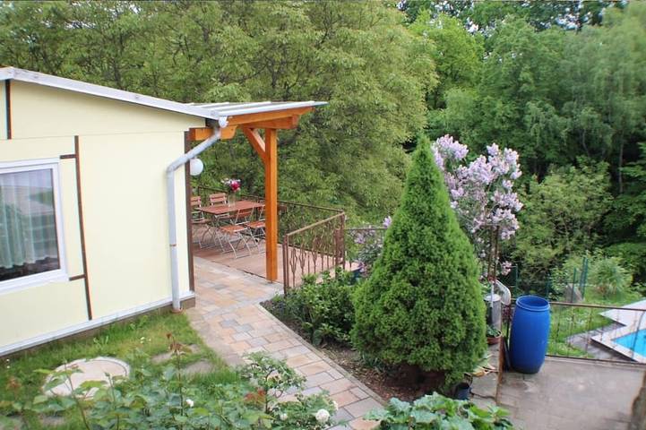 Ferienhaus am Malerweg, ruhige Lage mit Pool, Sächsische Schweiz, Nationalpark in Lohmen (Sachsen), Elbsandsteingebirge