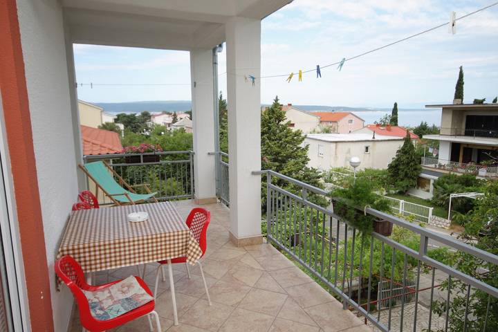 Ferienwohnung für 5 Personen, mit Balkon/Terrasse in Selce