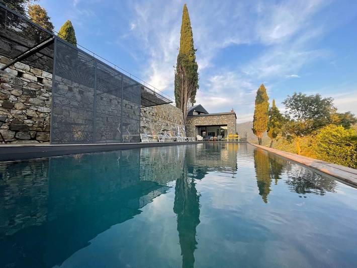 Ferienhaus 'Casa Rufo Ligurian Home' mit Meerblick, Wlan und Klimaanlage in Castiglione Chiavarese, Riviera di Levante