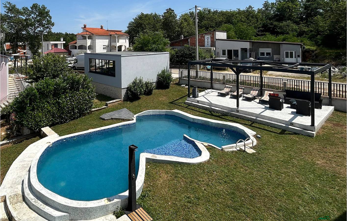 Ferienhaus für 13 Personen mit Pool in Zbandaj, Porec und Umgebung