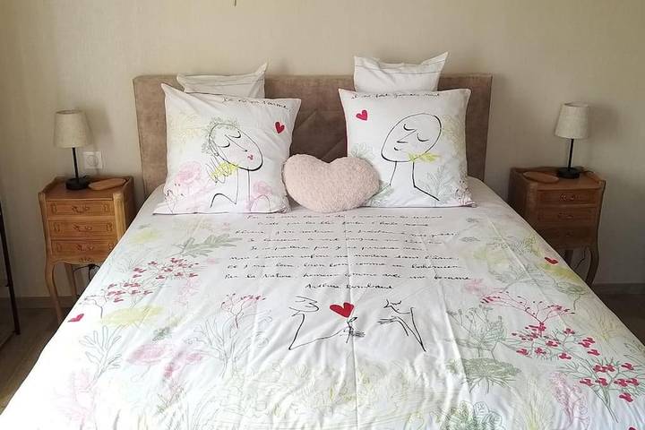 Gîte pour 8 personnes, avec vue et jardin à Hirsingue