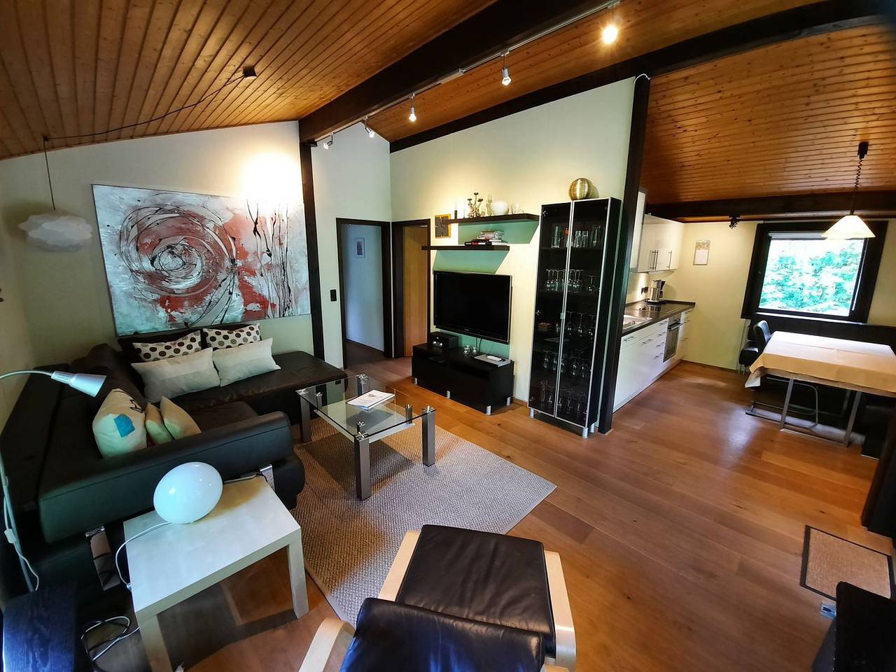 Voll ausgestattetes Ferienhaus "Robinson" Nr.166 mit überdachter Terrasse in Waldbrunn, Neckar-Odenwald-Kreis