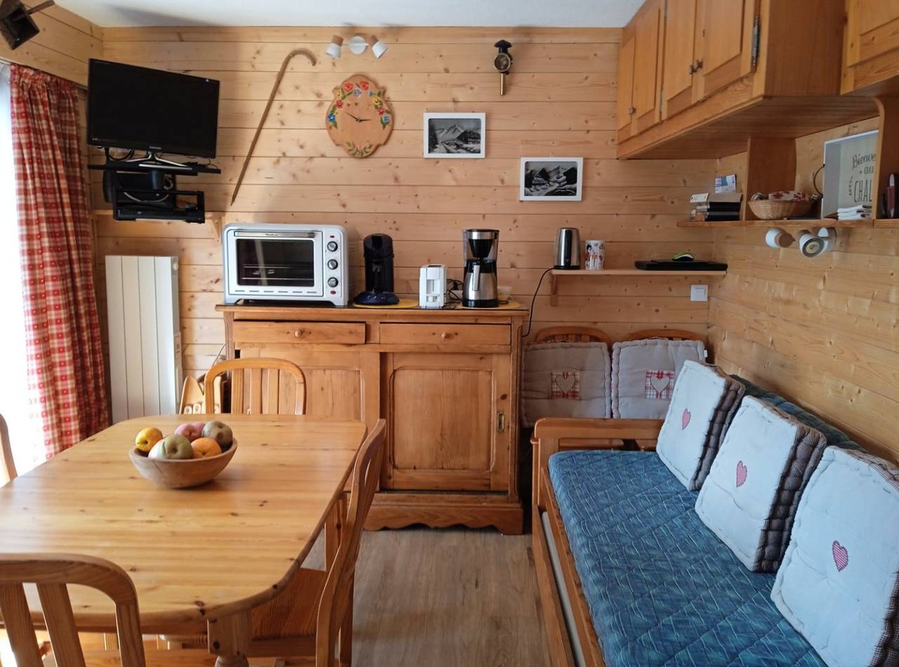 Appartement entier, Appartement 28 m² - 4 à 6 personnes - Centre du Village in Les Contamines-Montjoie, Pays du Mont-Blanc
