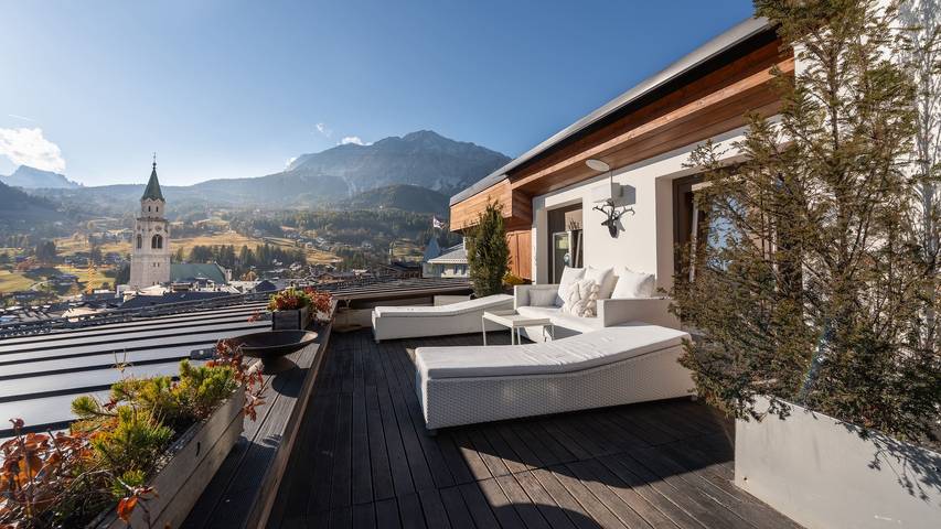 Villa per 10 persone, con terrazza e panorama nonché sauna sulle Dolomiti