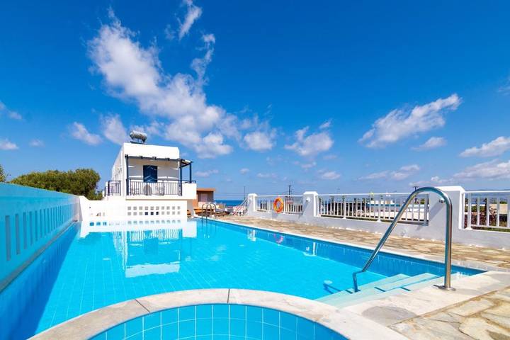 Ferienwohnung für 2 Personen, mit Pool und Garten sowie Ausblick und Kinderpool, kinderfreundlich auf Kreta - 4