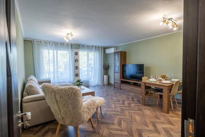 Appartement de vacances pour 4 personnes, avec Balcon ainsi que Terrasse et Vue