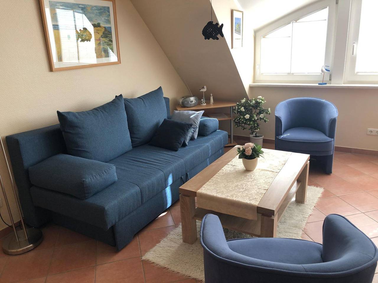 Ganze Wohnung, Mariendorf–Komfortable Wohnung für 4 Personen, ideal für Natur- und Strandurlaub in Mariendorf (Rügen), Mönchgut