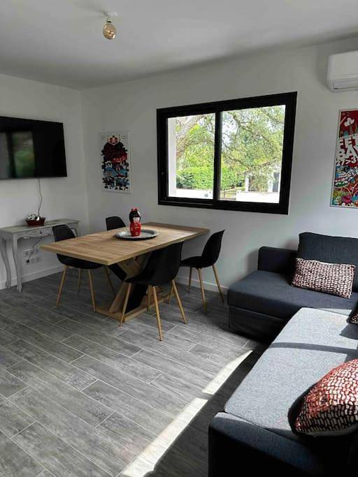 Appartement de vacances pour 6 personnes, avec jardin et terrasse