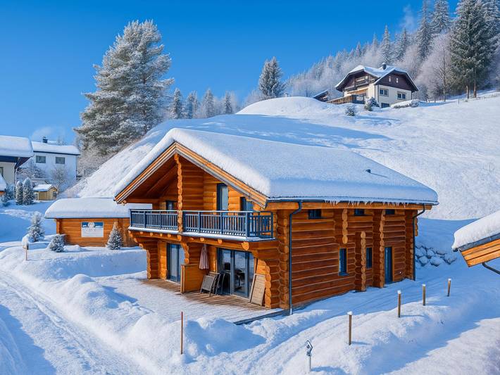 Ferienhaus für 6 Personen, mit Balkon und Terrasse sowie Garten in Jenig