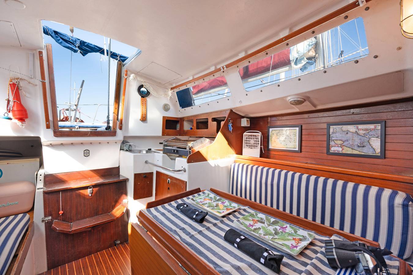 Barco 'En El Corazón Del Puerto' con vistas al mar, Wi-Fi y aire acondicionado in El Puerto de Santa María, Costa de la Luz