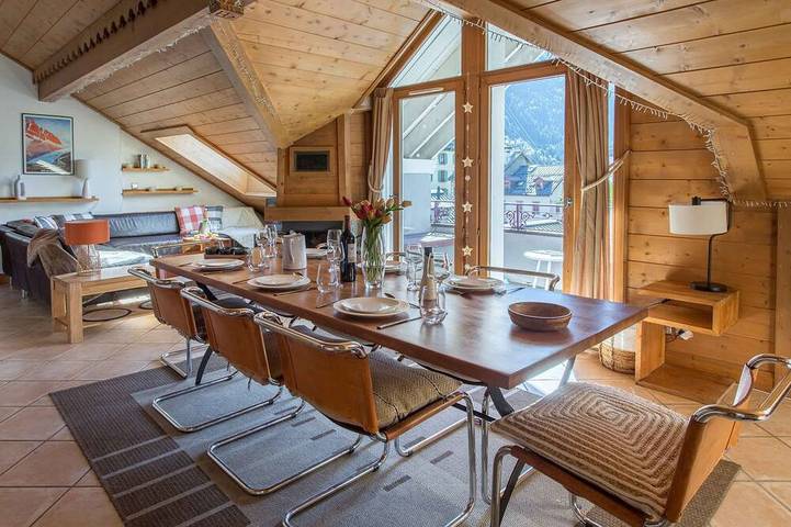Gîte pour 6 personnes, avec balcon à Chamonix-Mont-Blanc