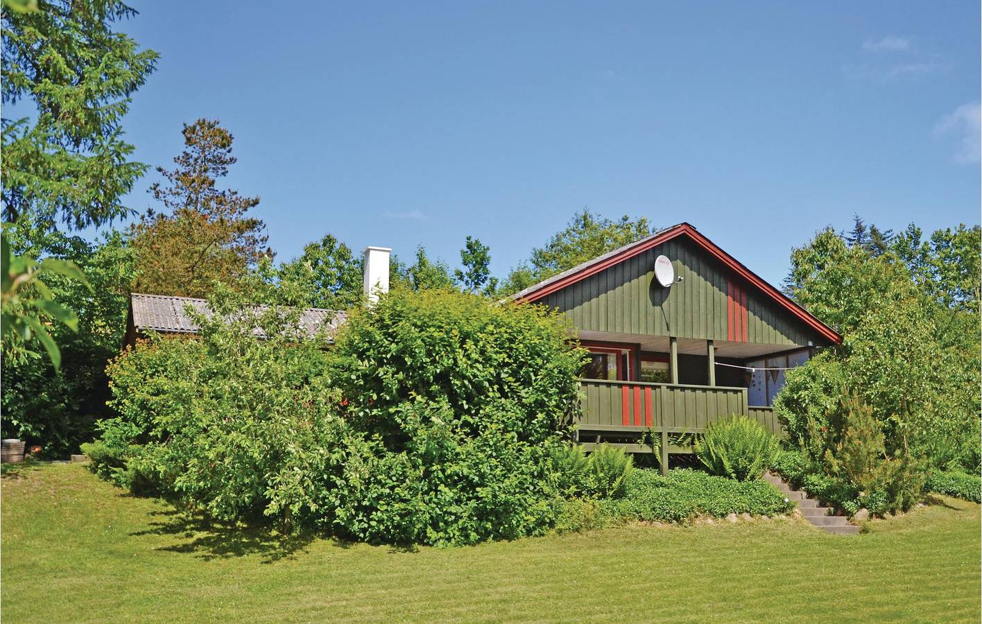 Feriehus for 6 personer med terrasse in Hvalpsund, Farsø