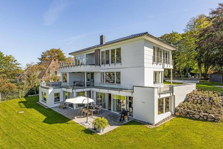 Ferienwohnung für 6 Personen, mit Balkon und Terrasse sowie Garten und Ausblick in Meierwik - 4