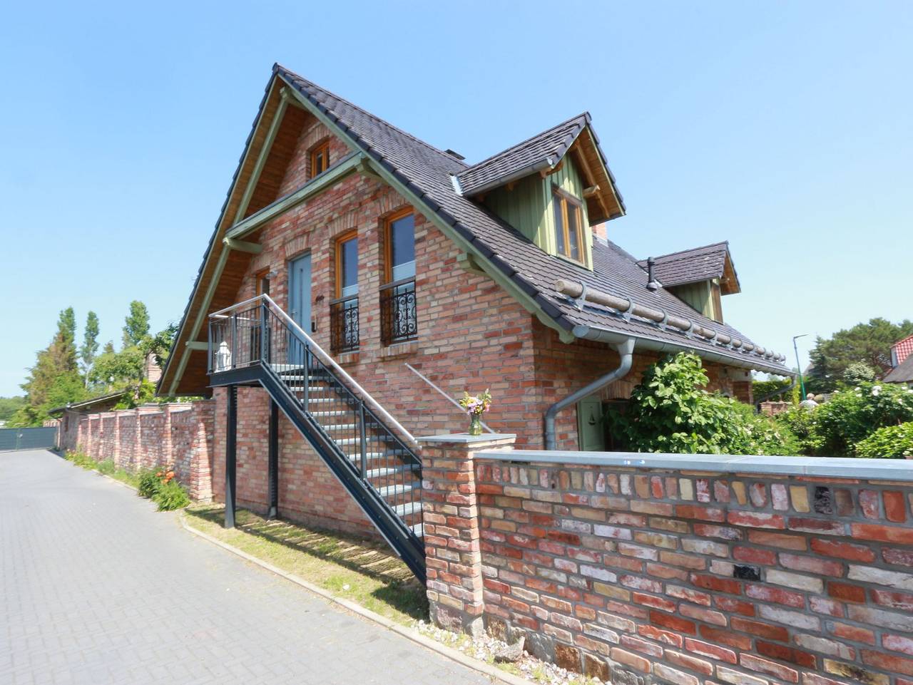 Ganze Ferienwohnung, Am Rieck Fachwerkhaus - Fewo 2, 1. Obergeschoss, mit Kamin, 3 Zimmer, Zempin in Zempin, Usedomer Norden