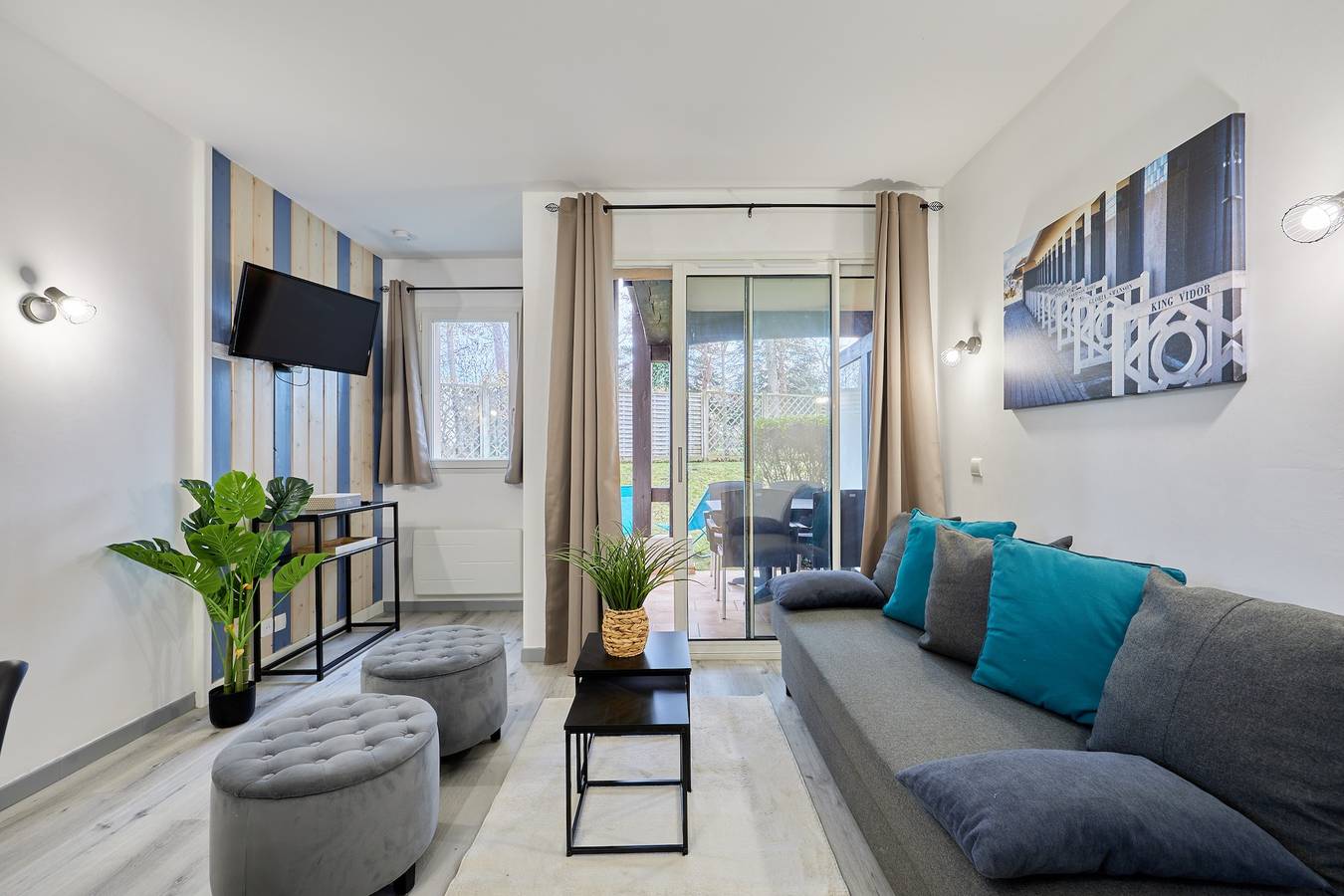 Ganze Wohnung, Ferienwohnung für 4 Personen mit Terrasse in Deauville, Lisieux und Umgebung