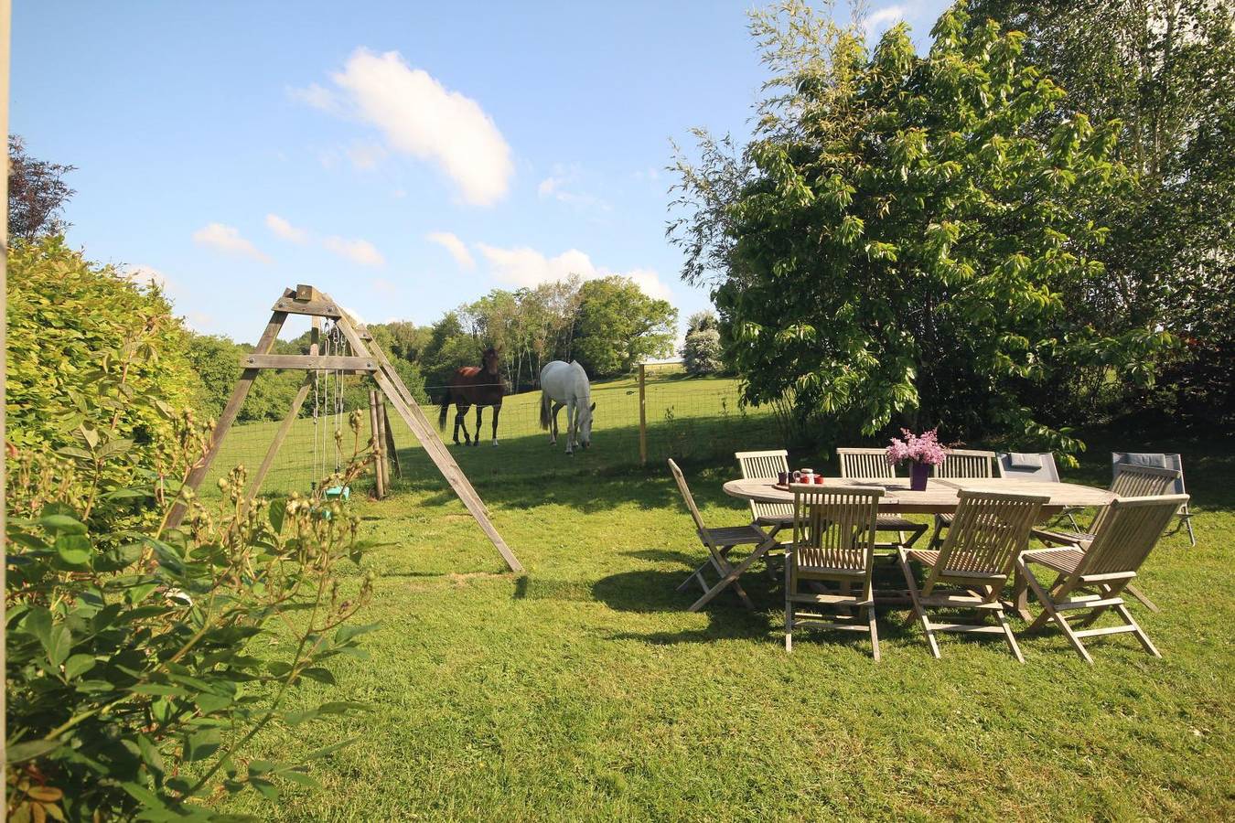 Gîte voor 9 personen met tuin in Saint-Maclou-de-Folleville, Dieppe en omgeving