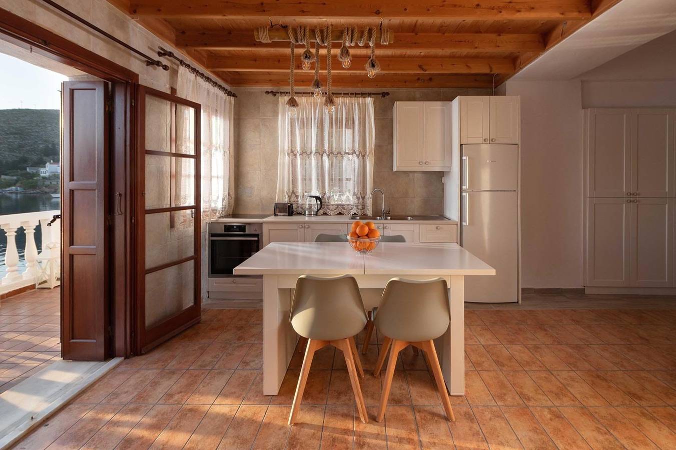 Villa für 4 Personen mit Meerblick in Rhodos