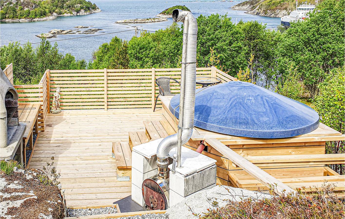 Ferienhaus für 8 Personen mit Terrasse in Hardangerfjord
