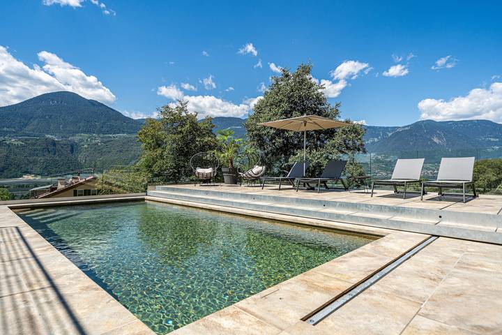Monolocale intero, Nuova sistemazione "Videre Lodge Camera Doppia" con vista montagna, Wi-Fi e terrazza in Gargazzone, Alpi Sarentine
