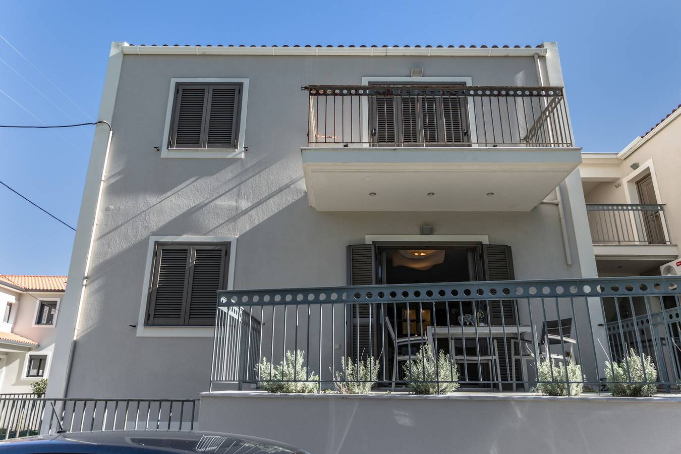 Ganze Wohnung, Apartment Happiness 'Superior B G Living 365' mit Bergblick, Balkon und Klimaanlage in Agia Effimia, Kefalonia