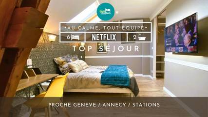 Gîte pour 6 personnes, avec jardin à Fillinges