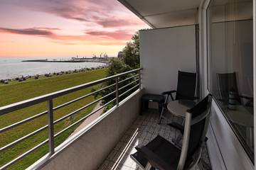 Ferienwohnung für 2 Personen, mit Balkon und Ausblick in Döse