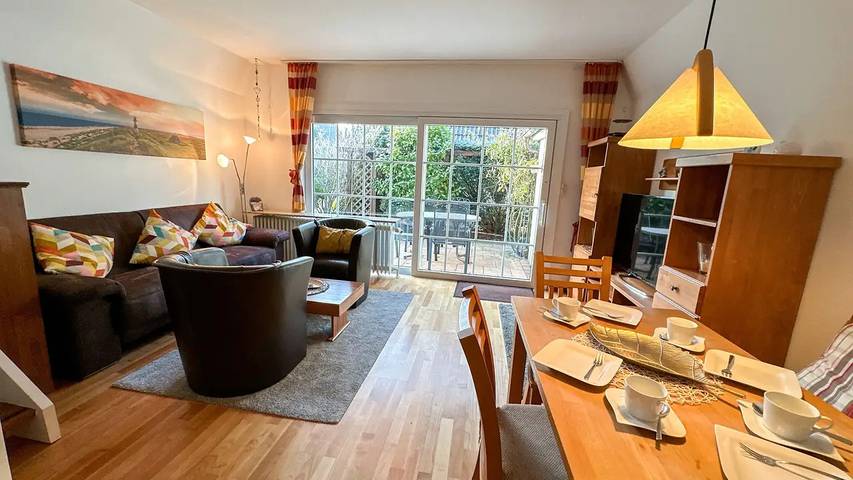Ferienhaus für 4 Personen, mit Garten