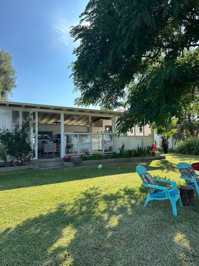 Camping per 5 persone, con Balcone e Terrazza nonché Giardino e Panorama nella Penisola Calcidica