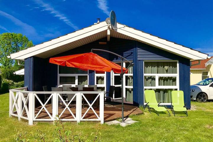 Ferienhaus für 6 Personen, mit Terrasse und Garten sowie Sauna