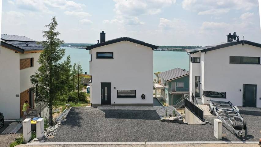 Ferienhaus für 6 Personen, mit Ausblick und Sauna sowie Garten und Seeblick am Hainer See - 4