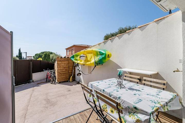 Vakantiewoning voor 2 personen, met uitzicht en terras in Bandol