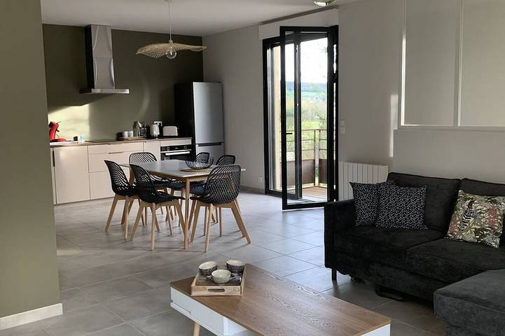 Appartement de vacances pour 6 personnes, avec jardin et balcon