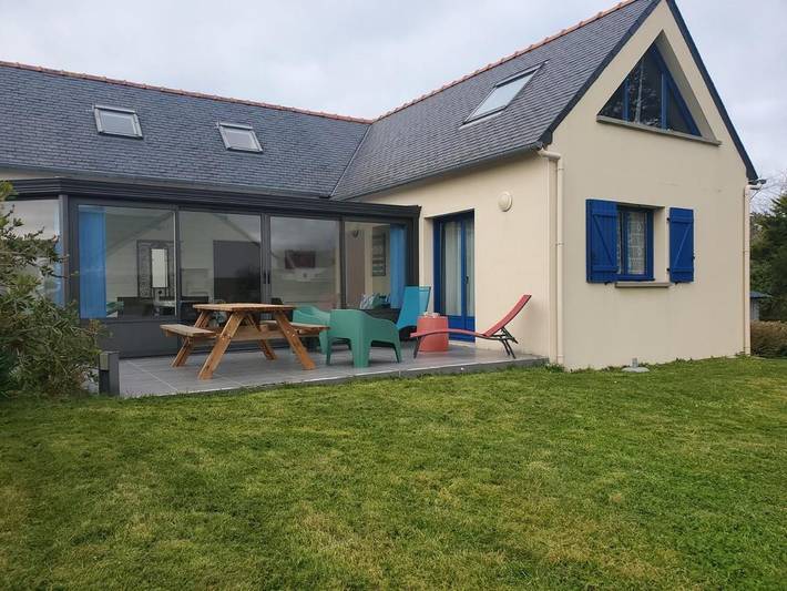 Location de vacances pour 8 personnes, avec jardin, animaux acceptés dans Plage de Tréompan - 2