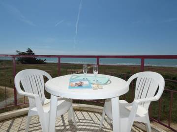 Gîte pour 2 personnes, avec balcon dans Plage de la Renaudiere (Notre-Dame-de-Monts)