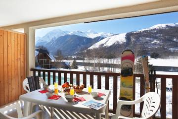 Gîte pour 6 personnes, avec sauna ainsi que piscine et balcon dans Lac de Génos-Loudenvielle