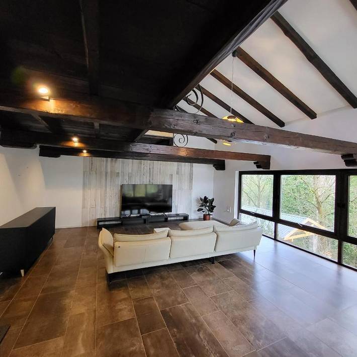 Ferienhaus für 11 Personen, mit Balkon und Terrasse sowie Garten und Sauna