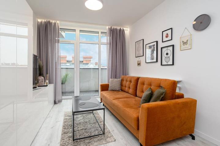 Apartament wakacyjny dla 2 osób, z Balkon i Widok w Bielsko-Biała