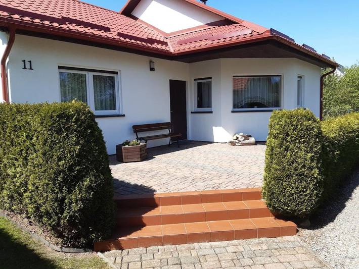 Ferienhaus für 8 Personen, mit Ausblick und Garten, mit Haustier