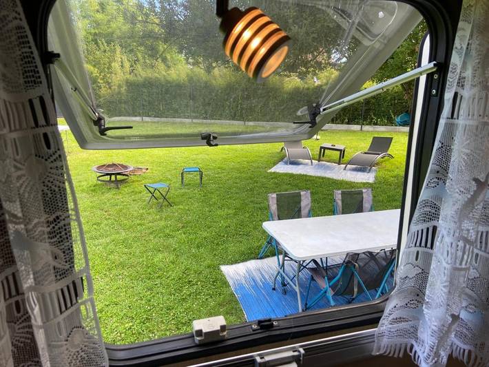 Tente pour 4 personnes, avec vue et jardin, adapté aux familles dans Île de France - 3