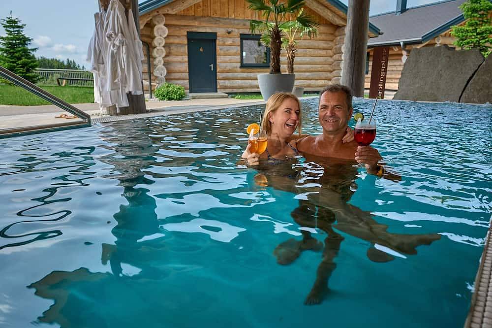 Chalet 4 - Blockhausen Luxus Chalets in Schwarzenberg am Böhmerwald, Bezirk Rohrbach